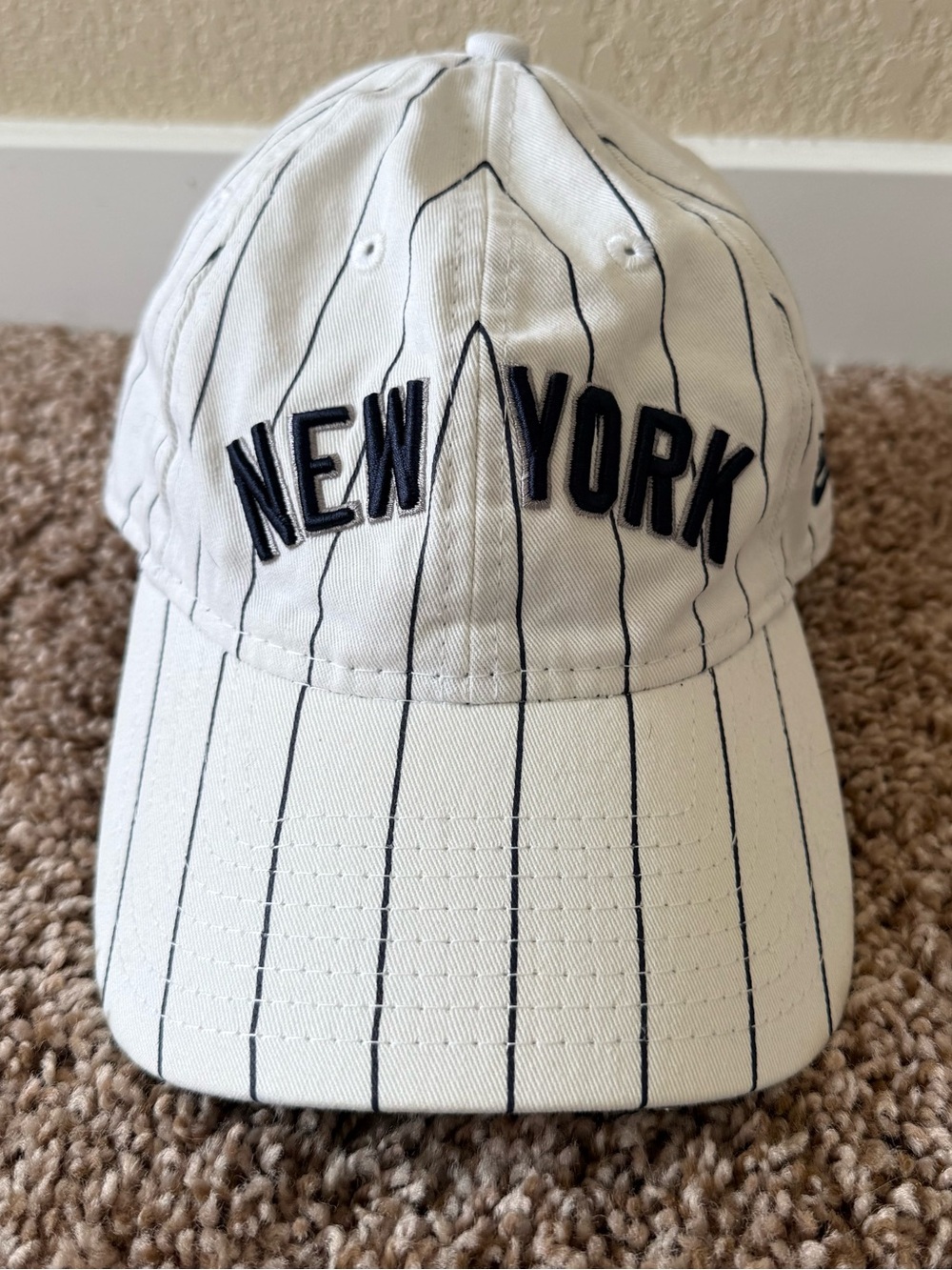 New Era New York Yankees 9TWENTY Pinstripe Adjustable Hat